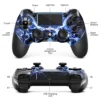AceGamer Wireless Gamepad for PS4 Controller,with USB C Cable/Double Motors/6-Axis Gyro/3.5mm Audio Jack/Touch Pad Function - Image 2
